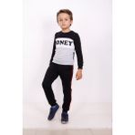 Toontoy Kids Toontoy Erkek Çocuk Garnili Eşofman Takım - 12 Yaş - Gri Melanj