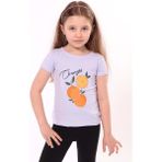 Toontoy Kids Toontoy Kız Bebek Baskılı Tişört - 1 Yaş - Açık Lila