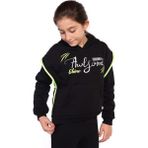 Toontoy Kids Toontoy Kız Çocuk Baskılı Kanguru Cepli Sweatshirt - 6 Yaş - Siyah