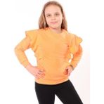 Toontoy Kids Toontoy Kız Çocuk Baskılı Sweatshirt - 5 Yaş - Turuncu
