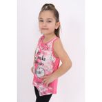 Toontoy Kids Toontoy Kız Çocuk Bisiklet Baskılı Atlet - Fuşya - 5 Yaş