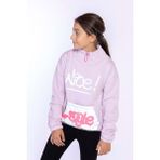 Toontoy Kids Toontoy Kız Çocuk Bol Yaka Reklektörlü Kanguru Cepli Sweatshirt - 8 - 9 Yaş - Açık Lila