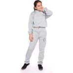 Toontoy Kids Toontoy Kız Çocuk Kapüşonlu Baskılı Crop Takım - 4 Yaş - Yeşil
