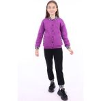 Toontoy Kids Toontoy Kız Çocuk Kolej Eşofman Takım - 12 Yaş - Mor
