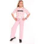 Toontoy Kids Toontoy Kız Çocuk Ön Yazı Baskılı Batikli Eşofman Takım - 12 - 13 Yaş - Açık Pembe