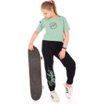 Toontoy Kids Toontoy Kız Çocuk Style Baskılı Eşofman Takım - Yeşil - 12 - 13 Yaş