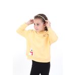 Toontoy Kız Bebek Baskılı Sweatshirt Sarı 1 YAŞ