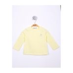 TOONTOY Kız Bebek Göğsü Nakışlı T-Shirt 1 Yaş, 1 Yaş, 16070-, Sarı, Kız bebek