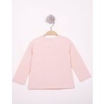 Toontoy Kız Bebek Göğsü Nakışlı T-Shirt Açık Pembe 1 YAŞ