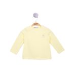 Toontoy Kız Bebek Göğsü Nakışlı T-Shirt Sarı 9 AY