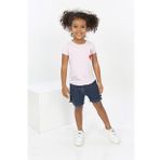 Toontoy Kız Bebek Göğsü Nota Nakışlı Yazı Baskılı Tişört