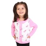 Toontoy Kız Bebek Hırka Çiçek Baskılı Pembe 1 YAŞ