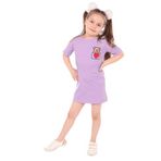 Toontoy Kız Bebek Nakışlı Elbise Lila 2 YAŞ