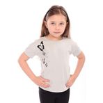 Toontoy Kız Bebek Varaklı Kelebek Baskılı Tişört - 1 Yaş - Yeşil