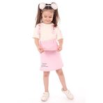 TOONTOY Kız Çocuk 2li Salopetli Takım 8-9 Yaş, 8-9 Yaş, 22420, Pembe, kız-çocuk