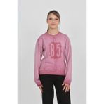 Toontoy Kız Çocuk 85 Baskılı Sweatshirt - Gül Kurusu - 10 - 11 Yaş