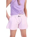 TOONTOY Kız Çocuk Arka Awesome Baskılı Şort Açık Lila 12-13 Yaş, 12-13 Yaş, 22082, Açık Lila, Kız çocuk