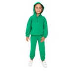 Toontoy Kız Çocuk Armalı Eşofman Takım Çimen Yeşili 2 YAŞ