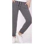 Toontoy Kız Çocuk Artistic Baskılı Jogger Eşofman Alt Antrasit Melanj 8-9 YAŞ