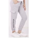 TOONTOY Kız Çocuk Artistic Baskılı Jogger Eşofman Altı Gri Melanj 13-14 Yaş, 13-14 Yaş, 12555-, Gri Melanj, Kız çocuk