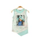 Toontoy Kız Çocuk Atlet Hat Vogue Baskılı Açık Mint Yeşili 5 YAŞ
