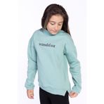 Toontoy Kız Çocuk Balıkçı Yaka Sweatshirt