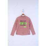 Toontoy Kız Çocuk Ballet Club Baskılı Sweatshirt - 14 Yaş - Somon
