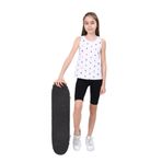 Toontoy Kız Çocuk Baskılı Atlet Beyaz 6-7 YAŞ
