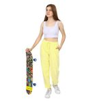 Toontoy Kız Çocuk Baskılı Eşofman Alt Açık Sarı 13-14 YAŞ