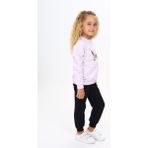 Toontoy Kız Çocuk Baskılı Eşofman Takım - 6 Yaş - Açık Lila