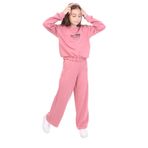 Toontoy Kız Çocuk Baskılı Eşofman Takım Gül Kurusu 6-7 YAŞ