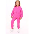 Toontoy Kız Çocuk Baskılı Eşofman Takım Siyah 4 YAŞ