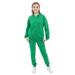 Toontoy Kız Çocuk Baskılı Eşofman Takım Yeşil 12-13 YAŞ
