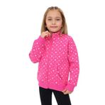 Toontoy Kız Çocuk Baskılı Hırka Koyu Fuşya 2 YAŞ