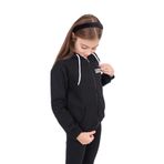 Toontoy Kız Çocuk Baskılı Hırka Siyah 12-13 YAŞ