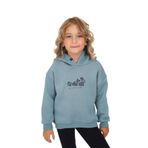 TOONTOY Kız Çocuk Baskılı Kapüşonlu Sweatshirt, 5 Yaş, 24244, Mavi, kız-çocuk