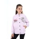 Toontoy Kız Çocuk Baskılı Kolej Hırka Açık Lila 13-14 YAŞ