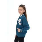 Toontoy Kız Çocuk Baskılı Kolej Hırka Petrol Mavi 8-9 YAŞ