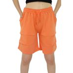 Toontoy Kız Çocuk Baskılı Şort Somon 8-9 YAŞ