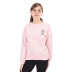 Toontoy Kız Çocuk Baskılı Sweatshirt - 10 - 11 Yaş - Pudra