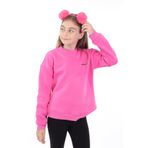 TOONTOY Kız Çocuk Baskılı Sweatshirt, 12-13 Yaş, 22718, Fuşya, kız-çocuk