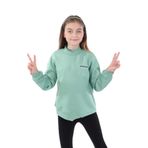 TOONTOY Kız Çocuk Baskılı Sweatshirt, 13-14 Yaş, 22718, Yeşil, kız-çocuk