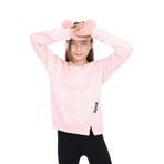 TOONTOY Kız Çocuk Baskılı Sweatshirt, 6-7 Yaş, 22714, Pudra, kız-çocuk