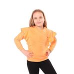 TOONTOY Kız Çocuk Baskılı Sweatshirt, 6 Yaş, 22439, Oranj, kız-çocuk