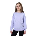 TOONTOY Kız Çocuk Baskılı Sweatshirt, 6 Yaş, 24051, Mavi, kız-çocuk