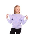 TOONTOY Kız Çocuk Baskılı Sweatshirt, 8 Yaş, 22439, Mavi, kız-çocuk