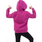Toontoy Kız Çocuk Baskılı Sweatshirt - 8 Yaş - Mürdüm