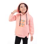 Toontoy Kız Çocuk Baskılı Sweatshirt - 8 Yaş - Somon