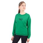 Toontoy Kız Çocuk Baskılı Sweatshirt Çimen Yeşili 12-13 YAŞ