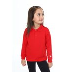 Toontoy Kız Çocuk Baskılı Sweatshirt Kırmızı 5 YAŞ